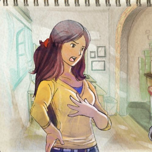 Janie's Sketchbook app icon