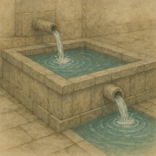 pool with input and output