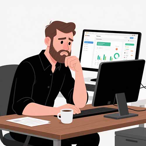 the boring work - I hate it