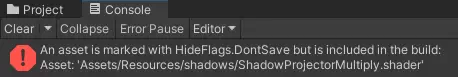 HideFlags.DontSave-error